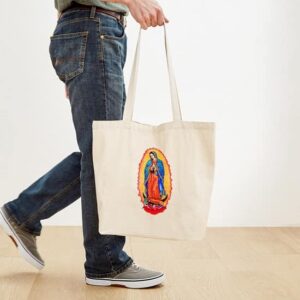 CafePress Virgin Of Guadalupe Tote Bag Natural Canvas Tote Bag, Reusable Shopping Bag