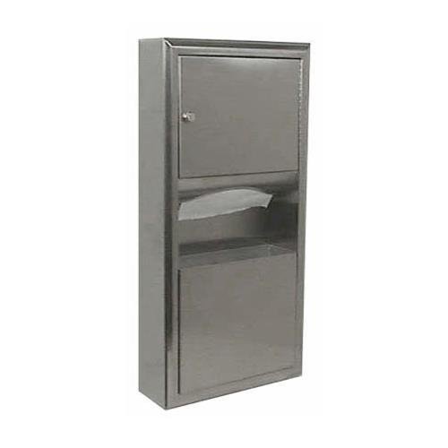 Bobrick - B-3699 - ClassicSeries Paper Towel Dispenser and Waste Receptacle