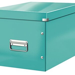 Leitz Large Storage Cube, Ice Blue, Click and Store Range, 61080051