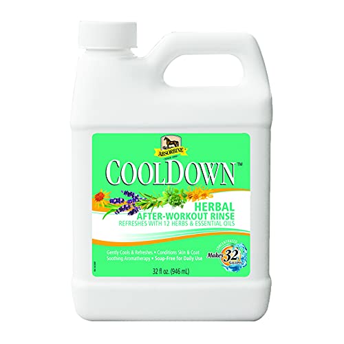 Absorbine CoolDown Herbal After Workout Rinse, 12 Herbs & Essential Oils, Soap-Free Formula, Concentrate Makes 32 Gallons