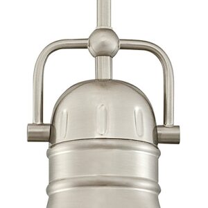 Westinghouse Lighting 6334600 Boswell One-Light LED Indoor Mini Pendant, Brushed Nickel Finish with Prismatic Lens
