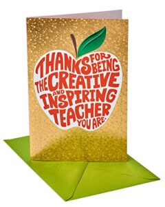 american greetings teacher thank you card (creative and inspiring)