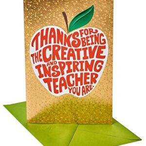 American Greetings Teacher Thank You Card (Creative and Inspiring)