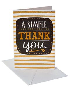 american greetings thank you card (a simple thank you)