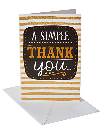 American Greetings Thank You Card (A Simple Thank You)