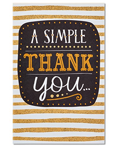American Greetings Thank You Card (A Simple Thank You)