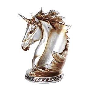 pacific giftware mystical unicorn wine bottle holder decorative display stand fantasy bar decor 10.25 inches tall