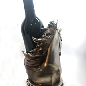 Pacific Giftware Mystical Unicorn Wine Bottle Holder Decorative Display Stand Fantasy Bar Decor 10.25 Inches Tall