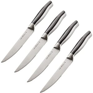 HENCKELS Graphite Razor-Sharp 4-pc Steak Knife Set, German Engineered Informed by 100+ Years of Mastery