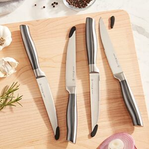 HENCKELS Graphite Razor-Sharp 4-pc Steak Knife Set, German Engineered Informed by 100+ Years of Mastery