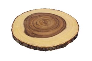lipper international acacia bark board without feet