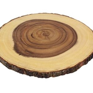 Lipper International Acacia Bark Board Without feet