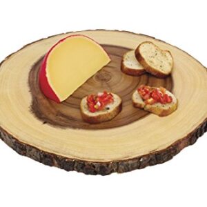 Lipper International Acacia Bark Board Without feet