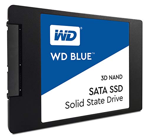 Western Digital 500GB WD Blue 3D NAND Internal PC SSD - SATA III 6 Gb/s, 2.5"/7mm, Up to 560 MB/s - WDS500G2B0A, Solid State Drive