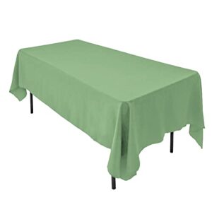 ak trading co. 60 x 102-inch rectangular polyester tablecloth - sage