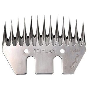 MUDUOBAN Sheep Shears Blades Straight 13 Tooth Electric Wool Comb Cutter Goats Clipper Scissors Blade Livestocktool