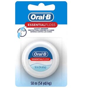 Oral-B Essential Dental Floss Waxed - each, Pack of 2