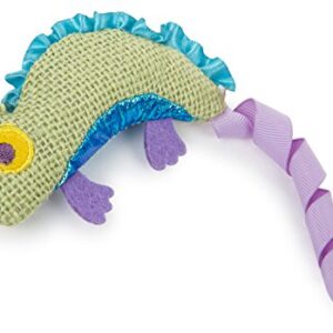 Petlinks HappyNip Crinkle Chameleon Cat Toy, Contains Silvervine & Catnip - Green, One Size