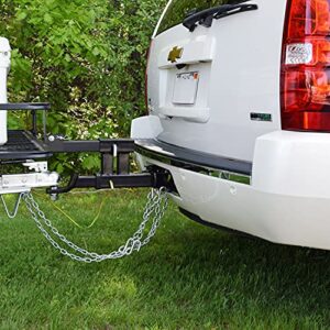 HiTow Dual Hitch Receiver Extension Adapter Trailer Towing Extender (GTW 4,000 lbs)