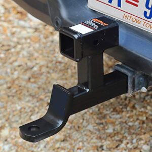 HITOWMFG Multi-Use Trailer Ball Mount 2" Receiver Dual Hitch Extension (GTW 5,000 lbs)