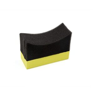 uxcell car vehicle professional tyre tire dressing applicator curved foam sponge pad