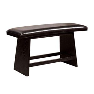furniture of america hurley counter height seating bench