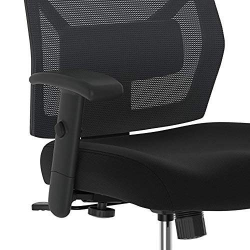 HON Crio High-Back Task Chair - Fabric Mesh Back Computer Chair for Office Desk, in Black (HVL581)