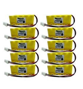 10pc lithonia elb0601n replacement battery