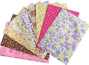 longshine-us 10pcs a4 premium sticky back printing self-adhesive non-woven felt quilting fabric sewing scrapbooking sticker for diy craft (a4)