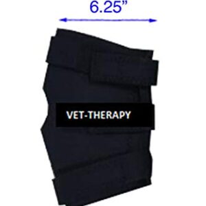 Vet Therapy 107836 Therapeutic Fir Fleece Lined Neoprene Horse Hock Supports (Set of 2), Small