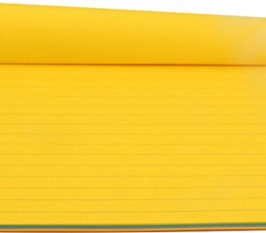 4A Super Sticky,6 x 8 Inches,Extra Bright Color Assorted,Lined,Self-Stick Notes,50 Sheets/Pad,4 Pads/Pack,200 Sheets/Pack,4A 608S-Lx4