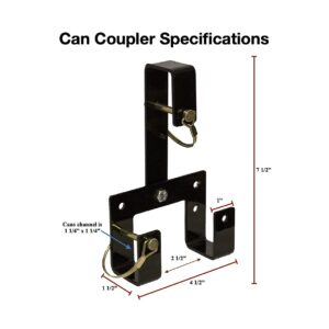 Garbage Commander The Original Can Couplers to Hook Multiple Wheeled Trash Containers