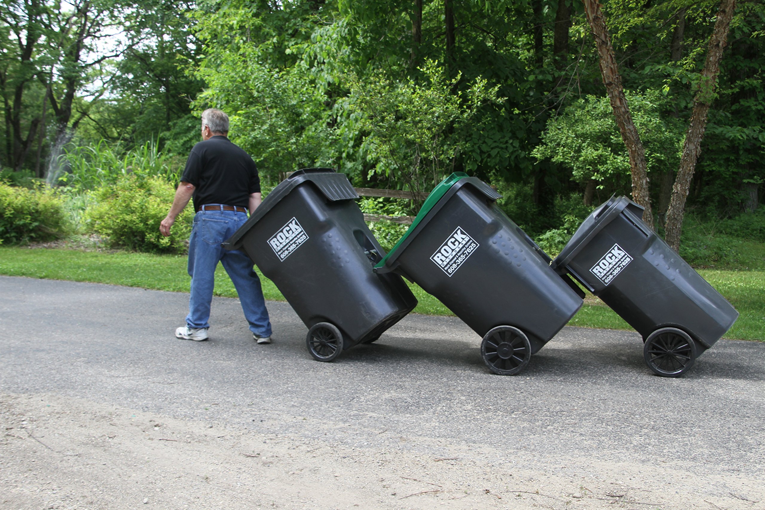 Garbage Commander The Original Can Couplers to Hook Multiple Wheeled Trash Containers