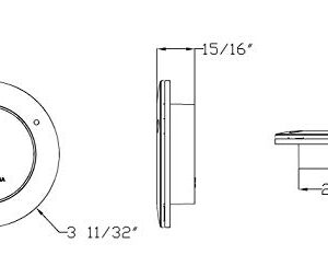 Lumitronics RV LED Hitch Light - Mounting Hardware Included