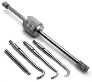 dental morrel crown remover w/ 3 attachable points & 1 wrench stainless steel instruments
