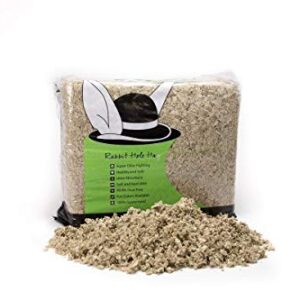 Rabbit Hole Hay Ultra Premium, Food Grade Bedding for Your Small Pet Rabbit, Chinchilla, or Guinea Pig Natural (2.0cuft)