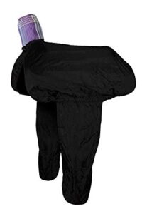 kensington waterproof western saddle cover with fenders - teflon outer shell for tear-proof protection, breathable and friction-free - one size fits all - lavender mint