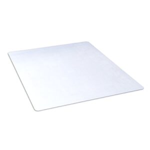 dimex 46"x 60" clear rectangle office chair mat for hard floors (1532630)