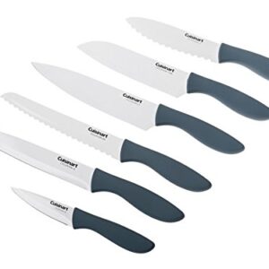 Cuisinart Ceramic Coated Knife Set, Blue/Grey (12 Piece)