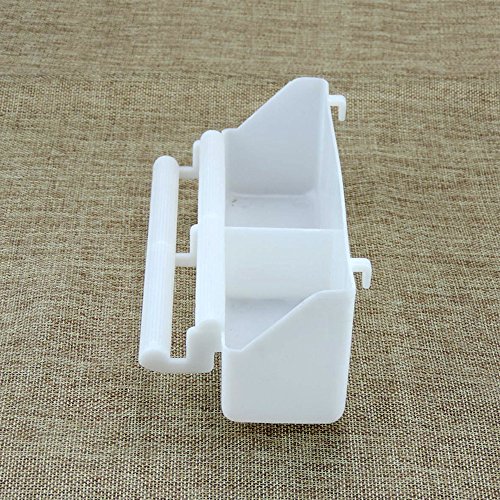 Window Pet Bird Water Feeder Cup Standing Frame Plastic Food Feeder Device for Parrots Budgie Cockatiel Poultry Pigeon Quail Cages Feeder
