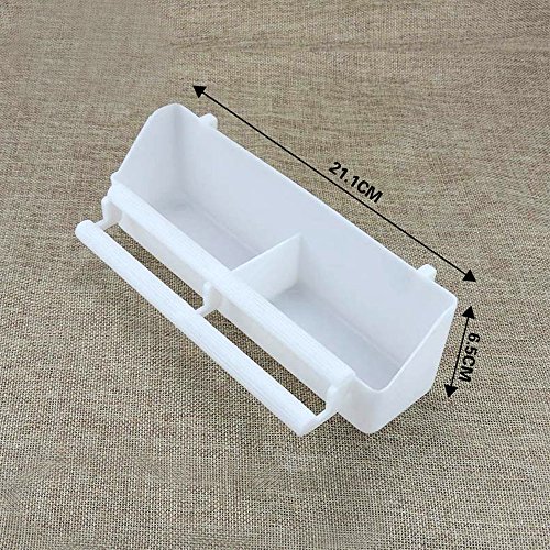 Window Pet Bird Water Feeder Cup Standing Frame Plastic Food Feeder Device for Parrots Budgie Cockatiel Poultry Pigeon Quail Cages Feeder