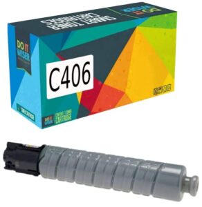 do it wiser compatible printer toner cartridge replacement for ricoh 842091 for use in ricoh mp c307 mp c306 mp c406 mp c407 (black - high yield)