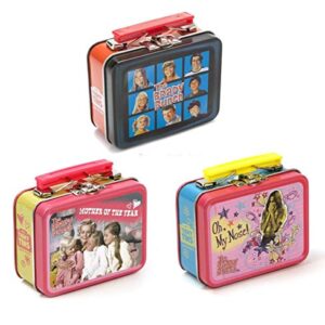 InCogneato Retro TV Teeny Tin Lunch Box, 3 Random Designs Set