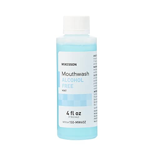 McKesson Mouthwash, Alcohol-Free, Mint Flavor, 4 oz, 1 Count