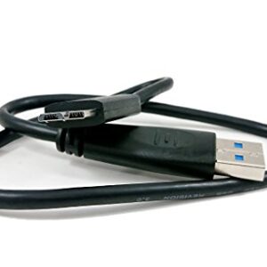 Seagate 18in USB 3.0 Type A to Micro B Replacement Cable for Seagate External Portable and Desktop Drives