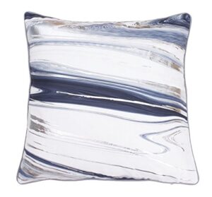 thro by marlo lorenz gray flannel silver kia marble raised foil pillow