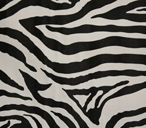 vinyl upholstery zebra 54" wide sold by the yard (black and white)