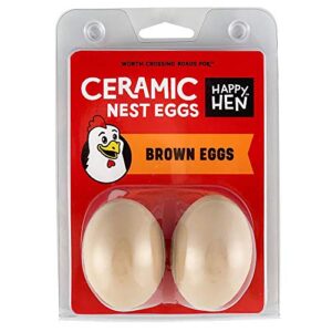 happy hen treats nest eggs (2 pack), brown