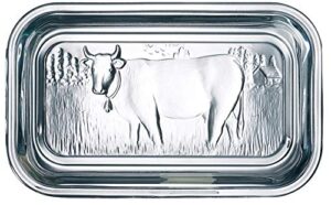 luminarc cow butter dish, set of 1, lid, 1, clear