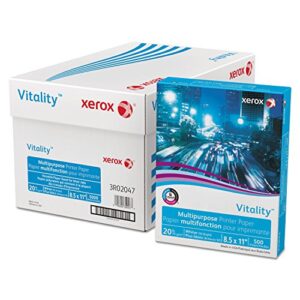 xerox vitality multipurpose printer paper xer3r02047 10/pk